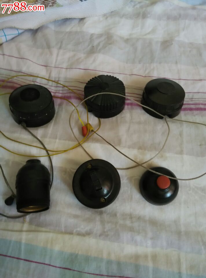 老开关灯头按钮合售