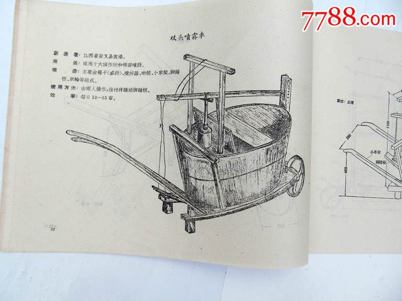 58年,农具图选15,全图本,详细了解新中国早期的农业生产工具