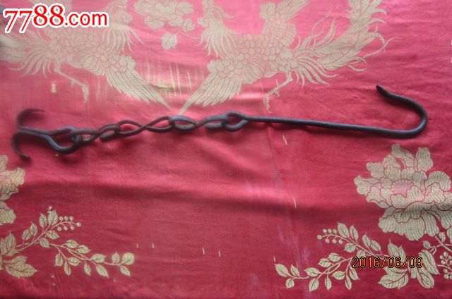 民国带工扁担钩