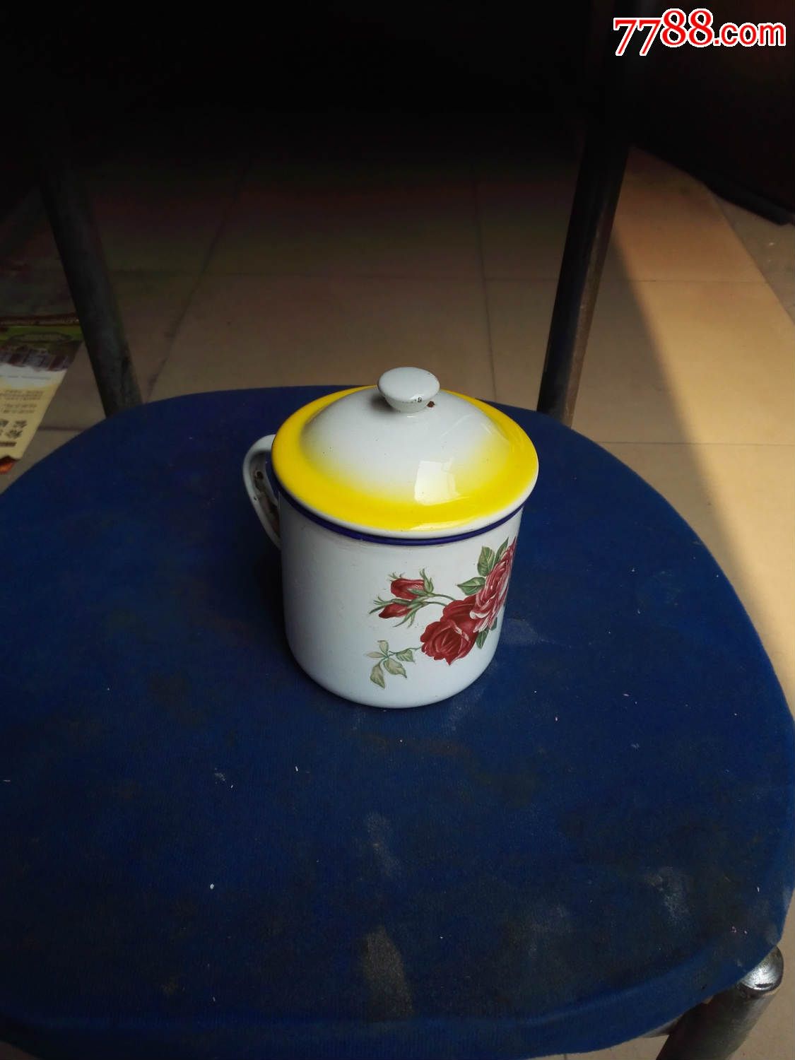 65年带盖茶缸(三胜老牌)