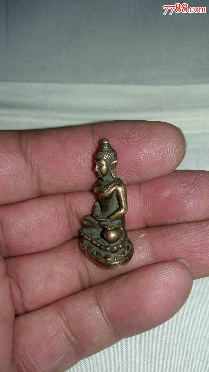 清代小铜佛