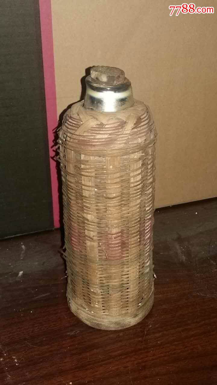 老竹子皮小暖壶