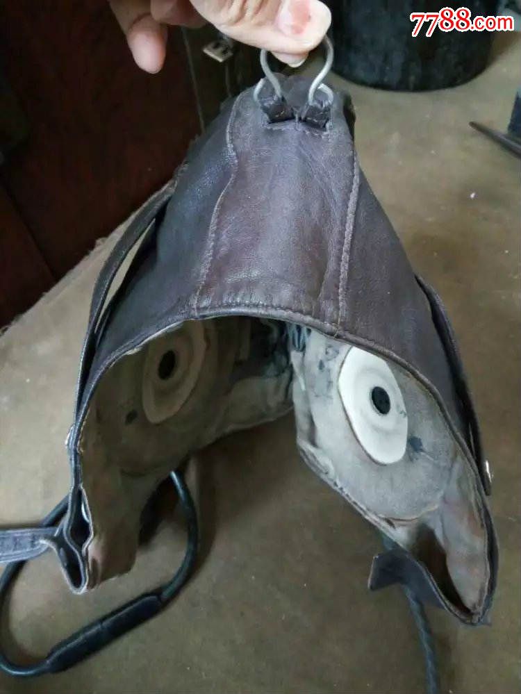 早期飞行员帽子,老空军皮帽子