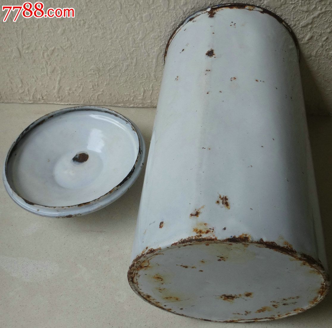 民国搪瓷茶叶桶:徽州徽商茶商茶业【特别双熏】