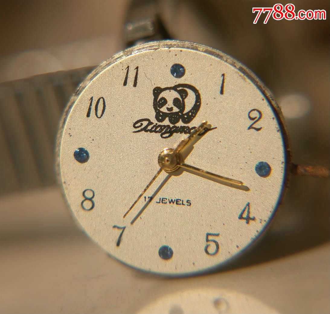 熊猫女表少见的熊猫标识坐着的熊猫后盖_手表/腕表_第1张_7788钟表