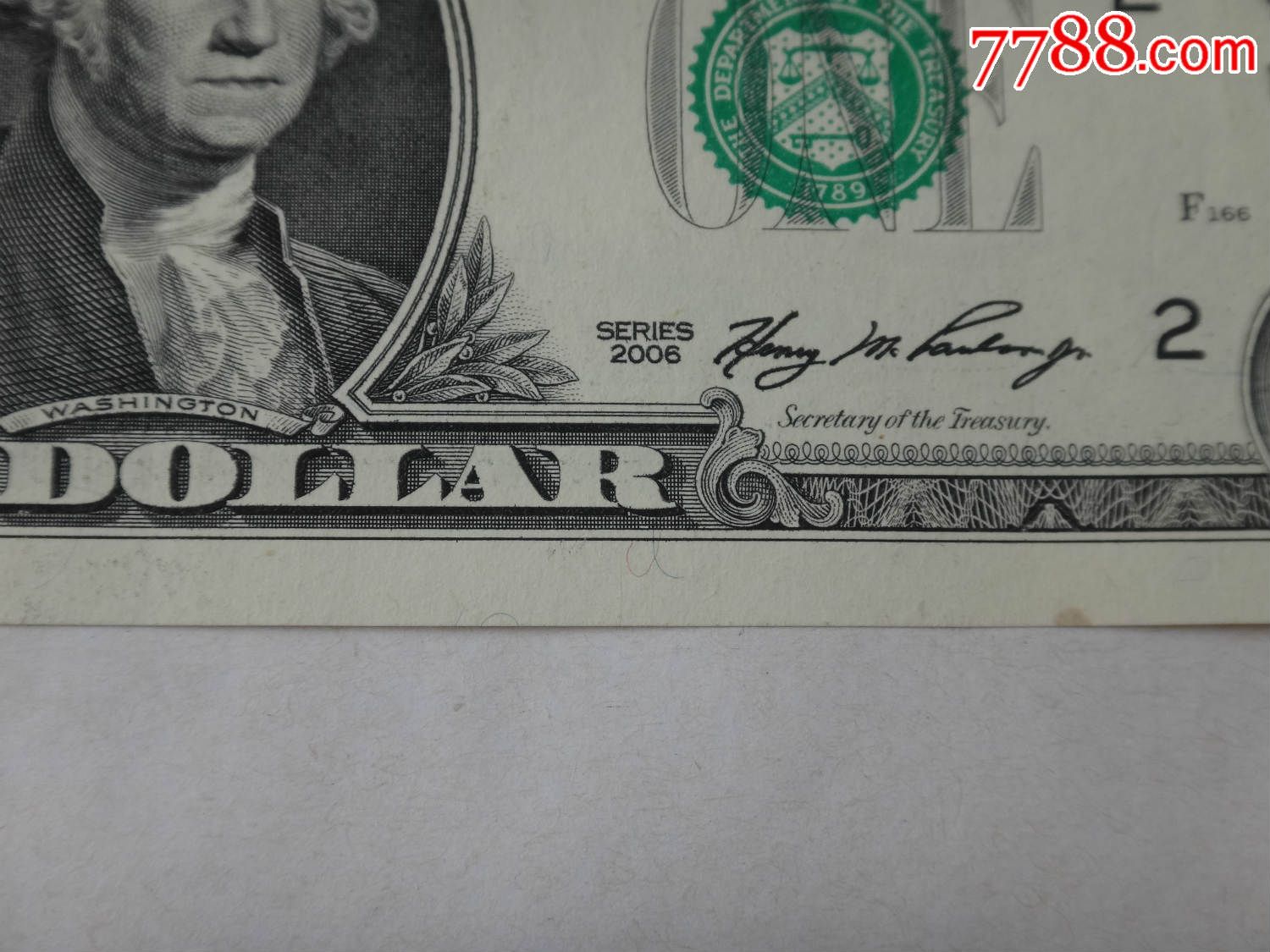 2006年1美元纸币一张