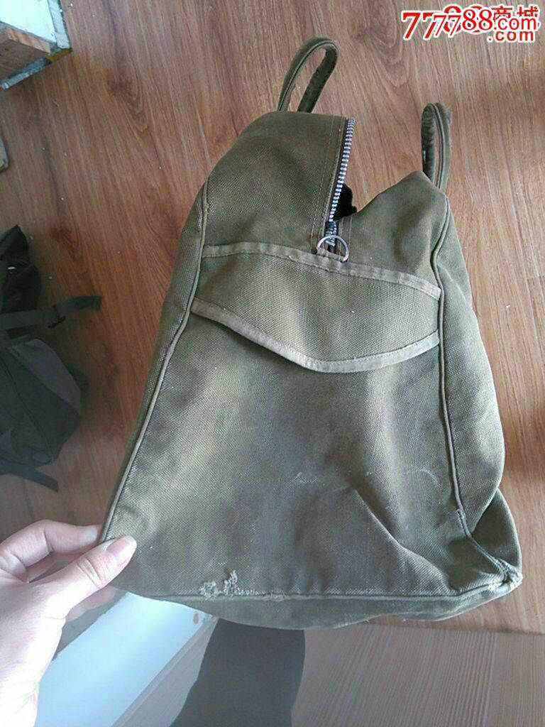 带有为人民服务的老帆布大兜子35包快递