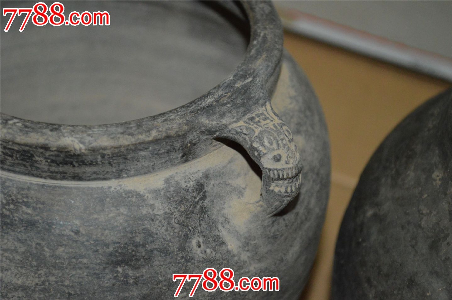 2个虎头双耳瓦罐1294_价格360.0000元_第2张_7788收藏__中国收藏热线