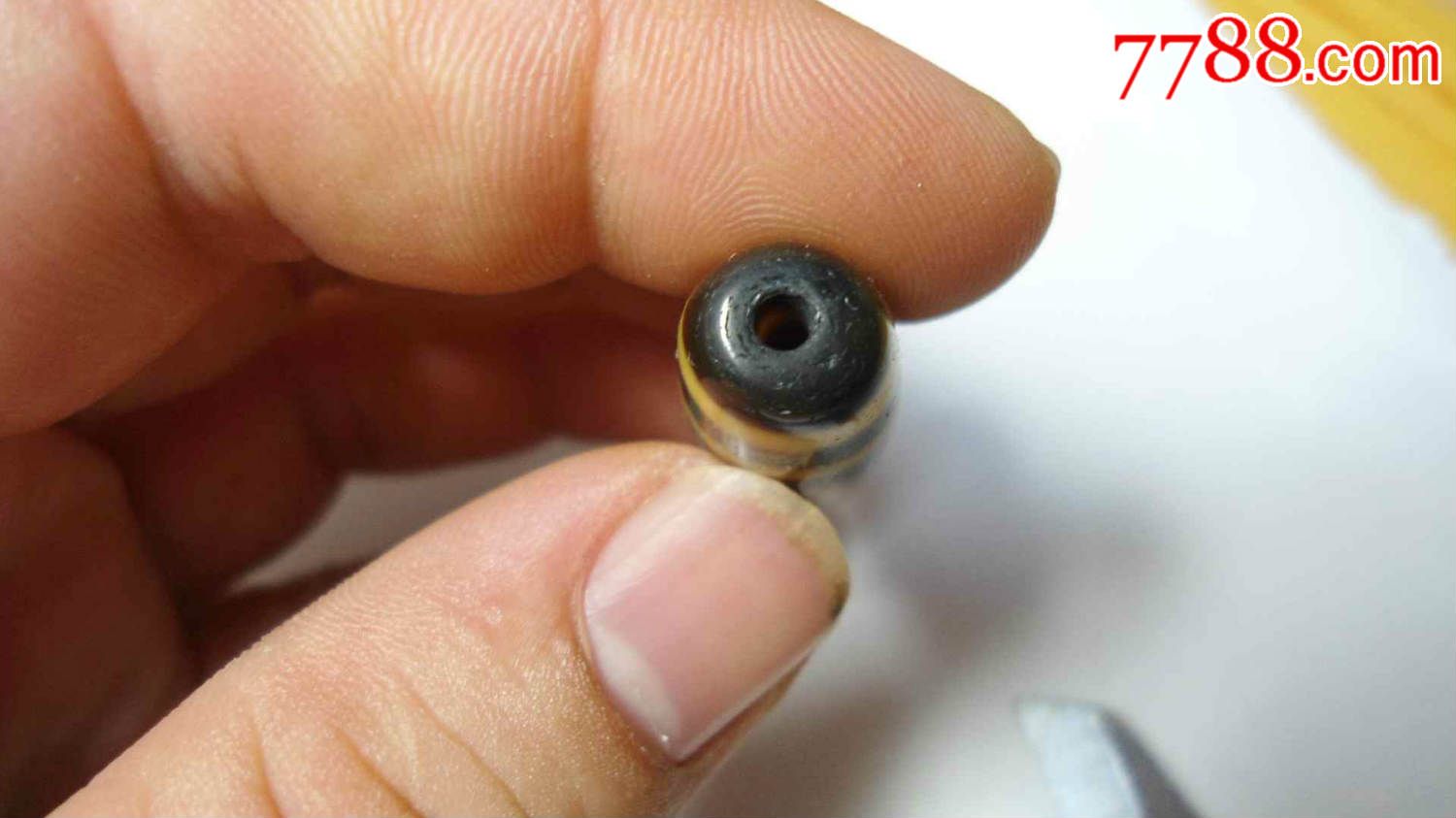 老玛瑙三眼天珠