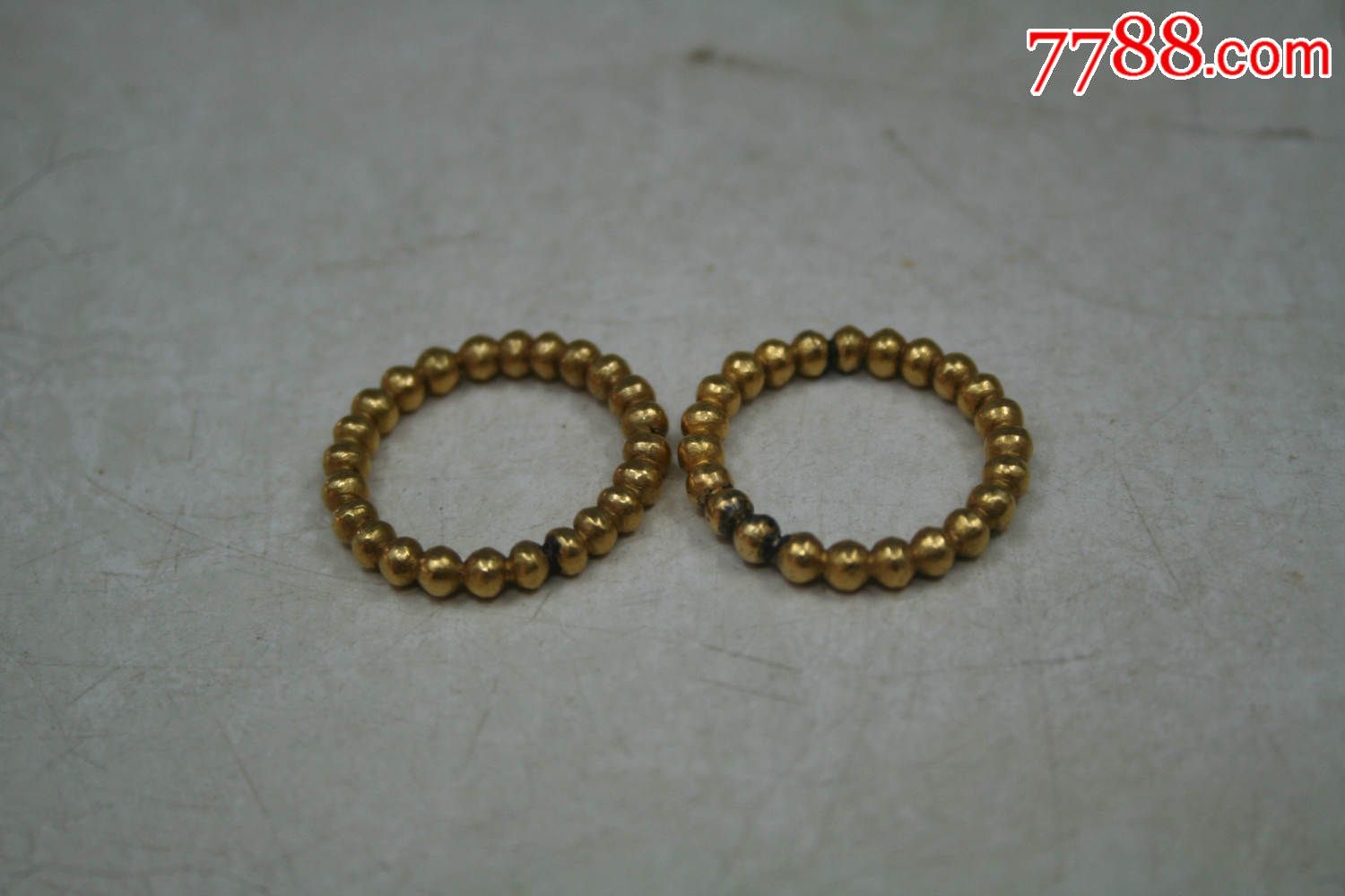 宋·黄金戒指一对