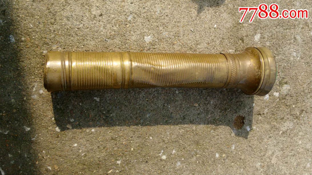 民国铜电棒铜手电铜照明灯