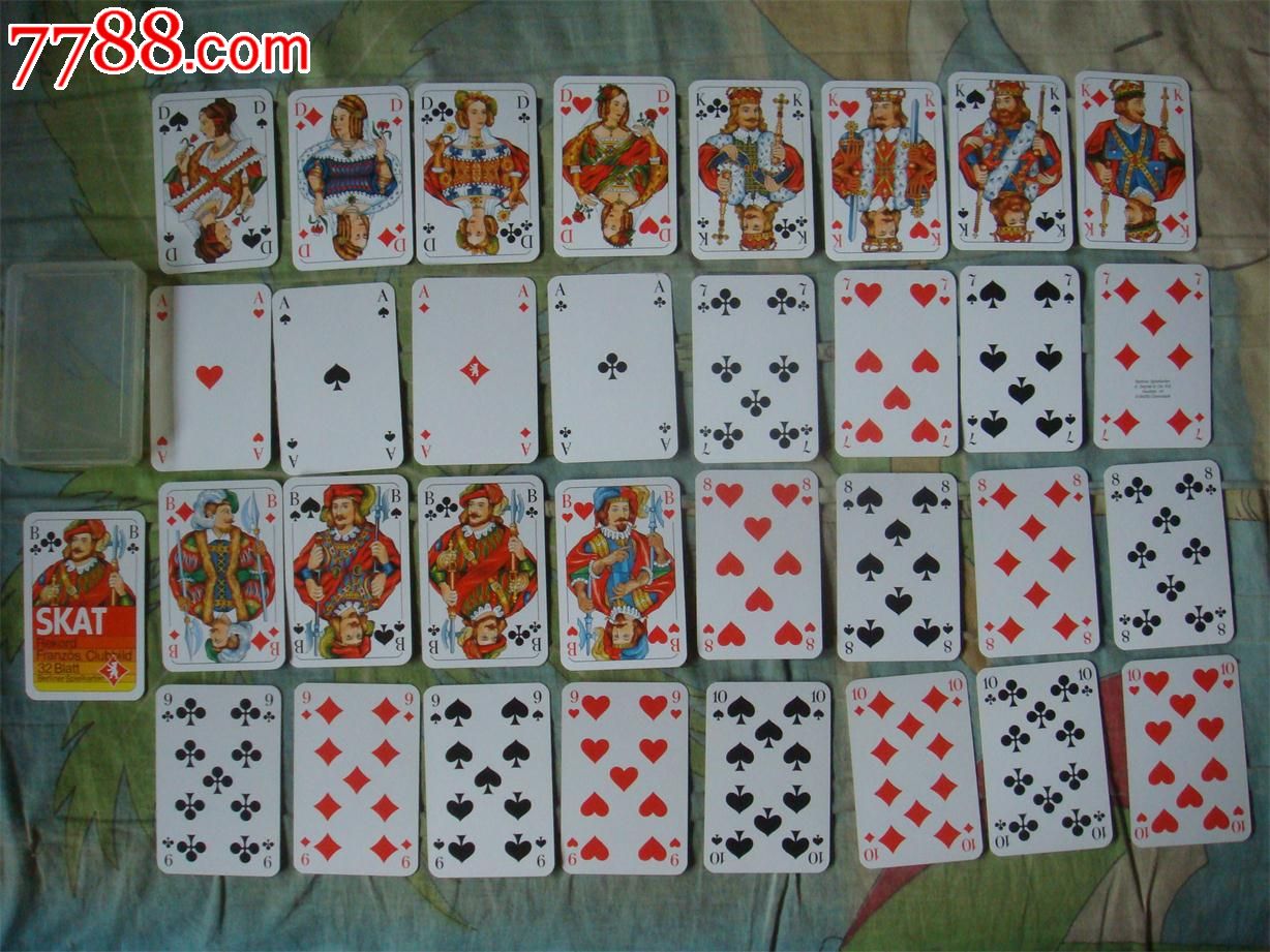 扑克32张天地杠图片