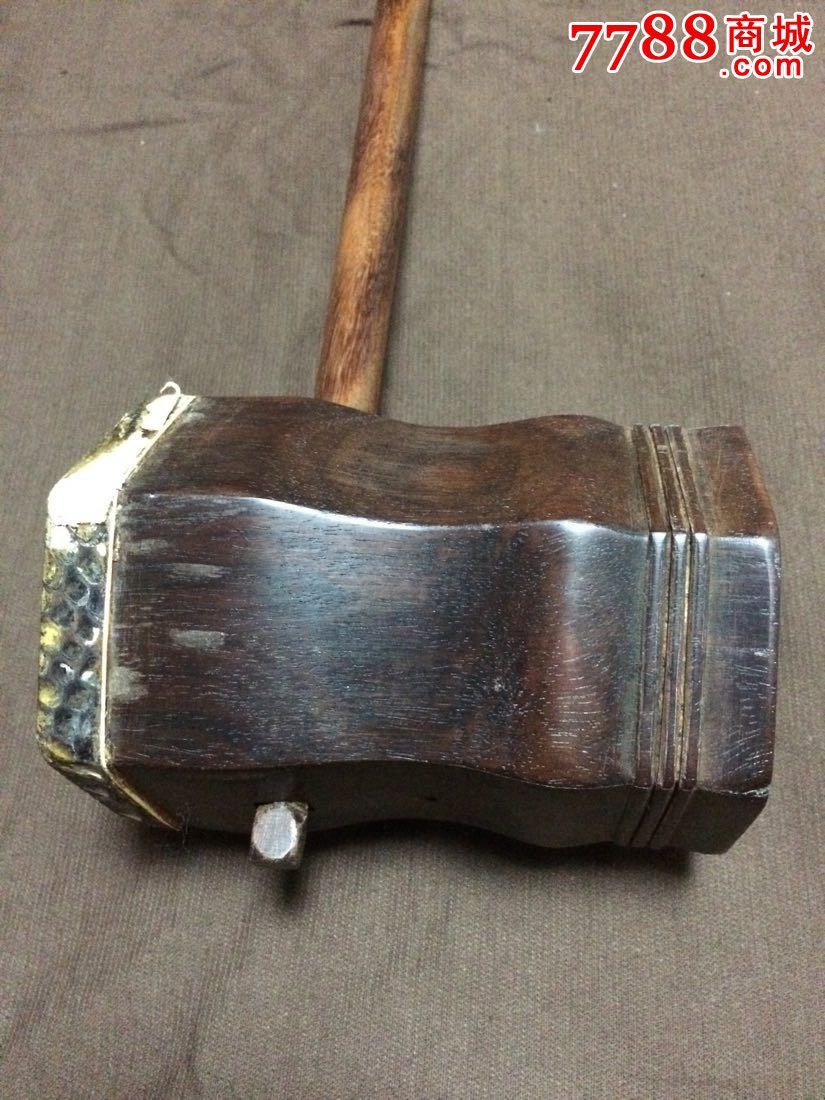 文革时期紫檀筒二胡