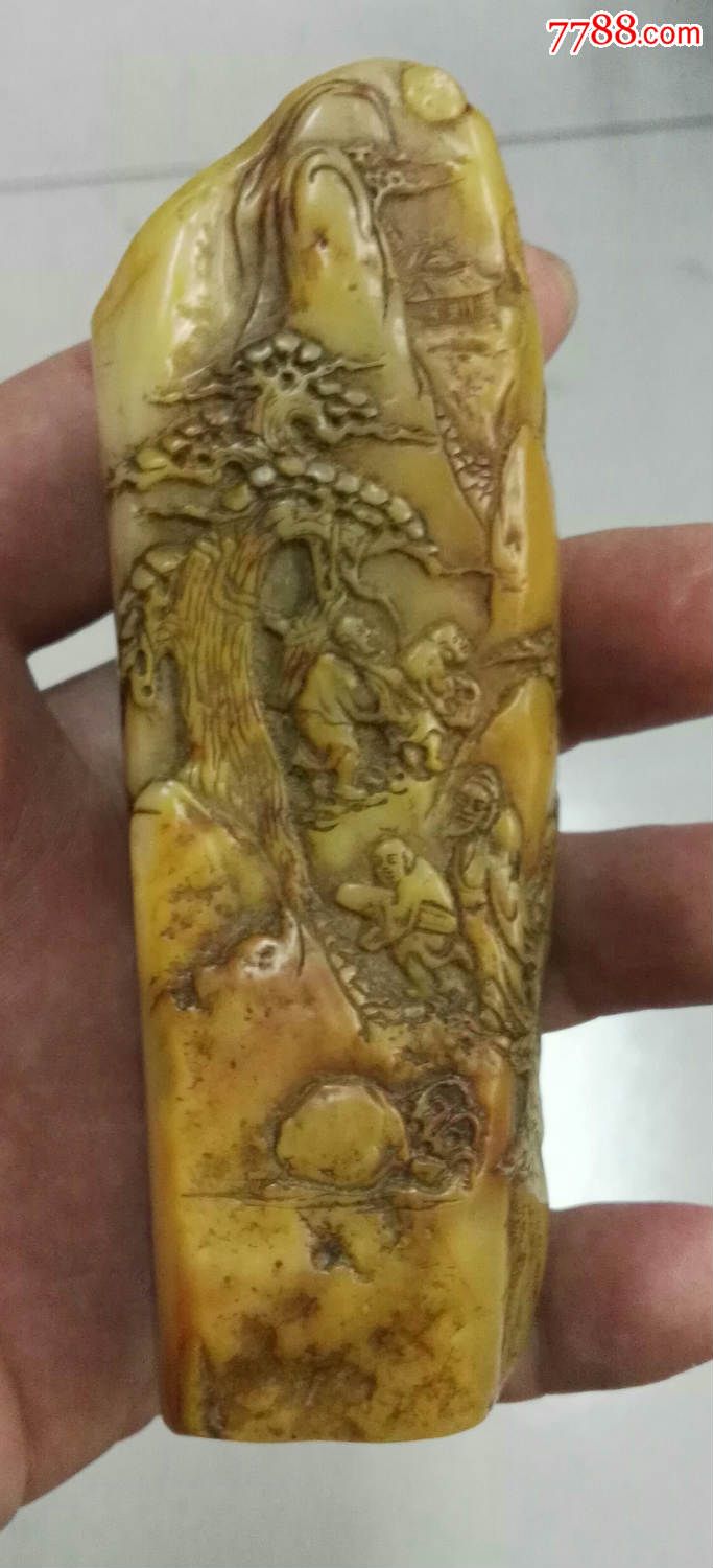 老田黄印章