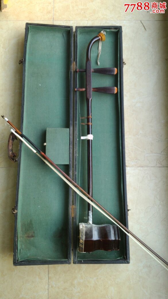 北京星海老红木二胡 野生金花蟒皮 使用