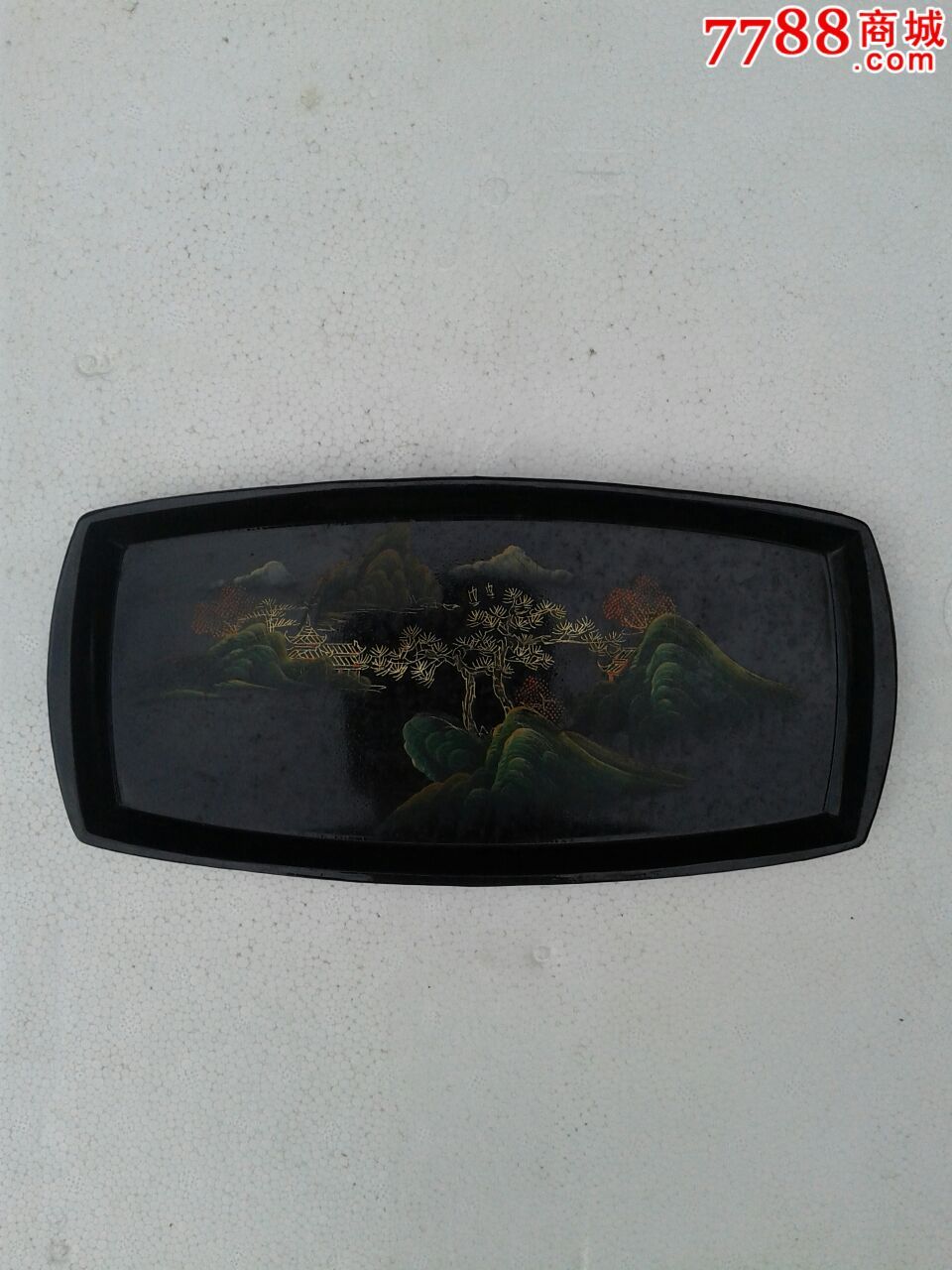 解放后出口创汇脱胎漆器茶盘