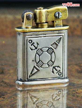 西班牙古董铜质打火机(大航海)