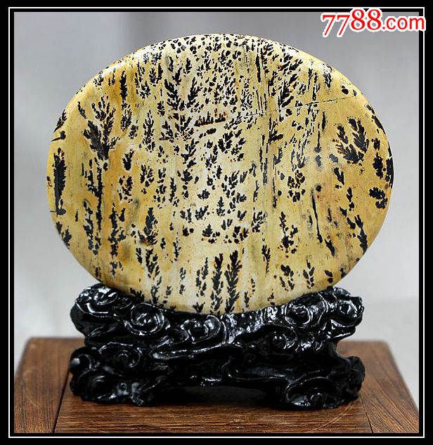 特价批发奇石头原石国画石草花原石观赏石石头精品摆件草花石116