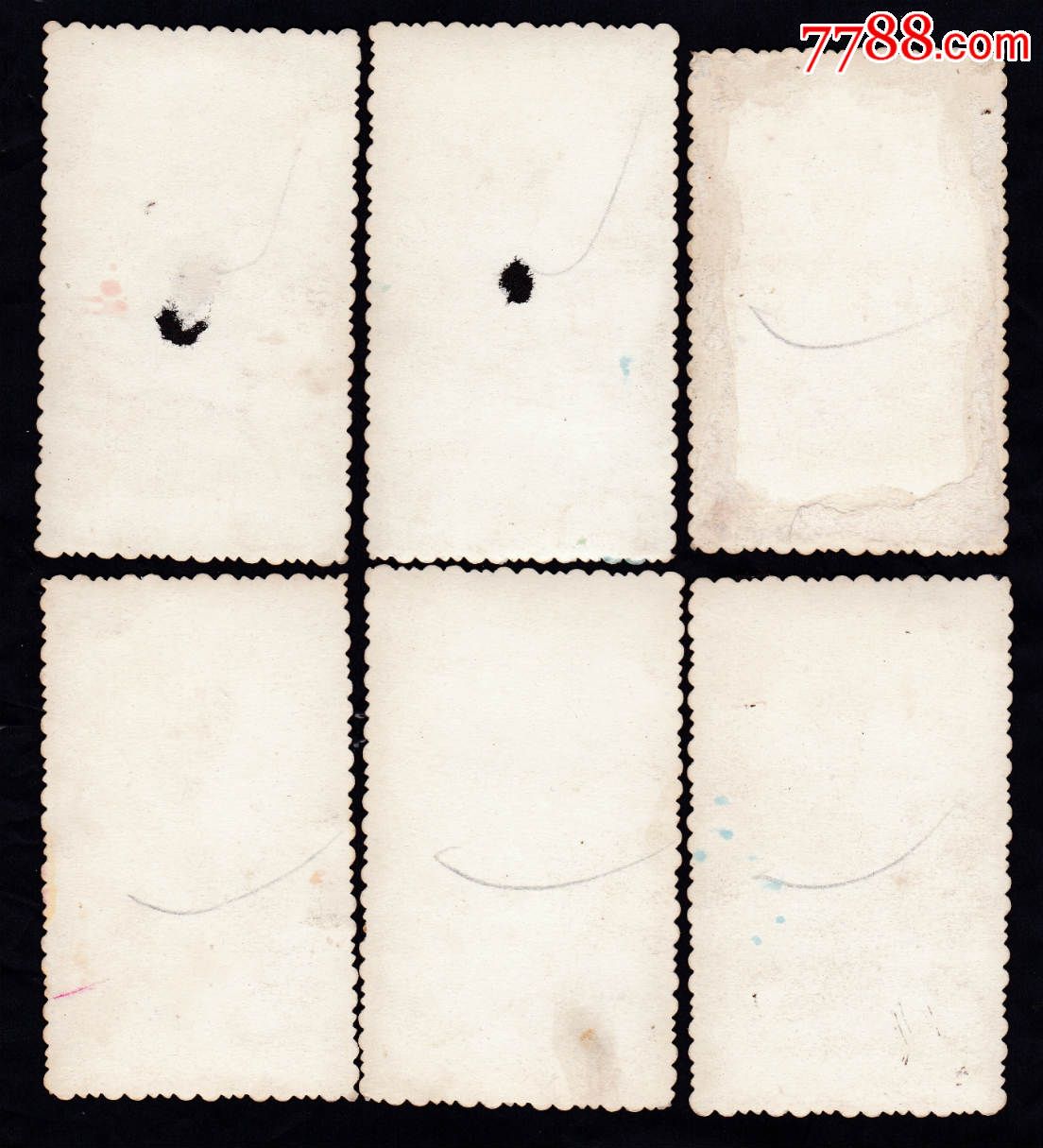 早期人物配风景彩色照片6张