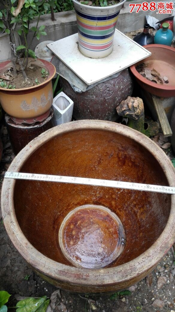 马口窑梅兰竹菊四君孑水缸