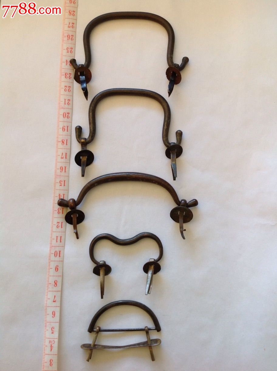 日本黄铜老抽屉拉手