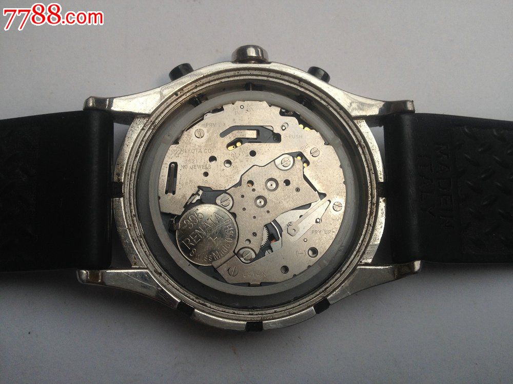 石英表,机芯采用卡西欧同款机芯