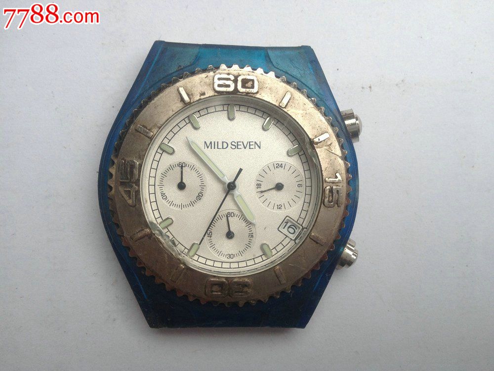 mildseven多针石英表,手表/腕表,石英,年代不详,其他国外品牌,钢,其他