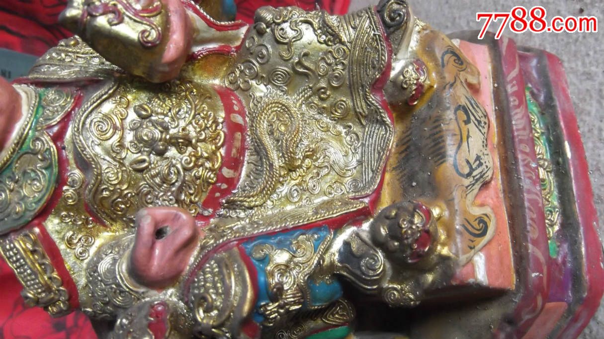 精品漆线雕将军菩萨神佛像,包内心全实木香樟木雕刻,是精品