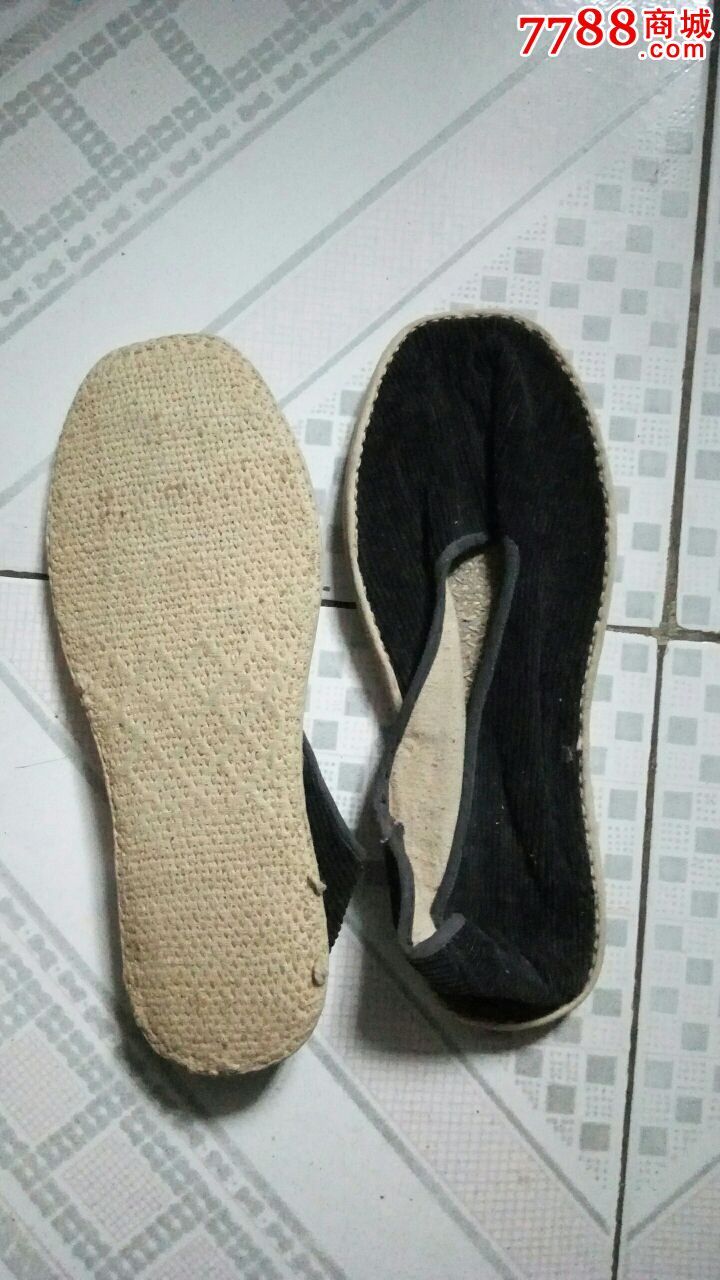 地道纯手工千层底土布鞋