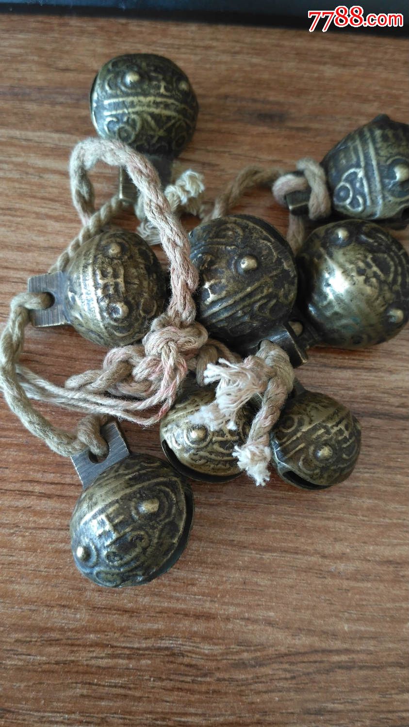 清代8个虎头铃铛,个个包老包快_铜杂件_第1张_七七八八铜器收藏