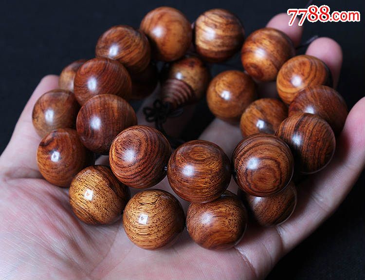越南精品黄花梨木手串20mm12颗珠～第09～问佛结缘