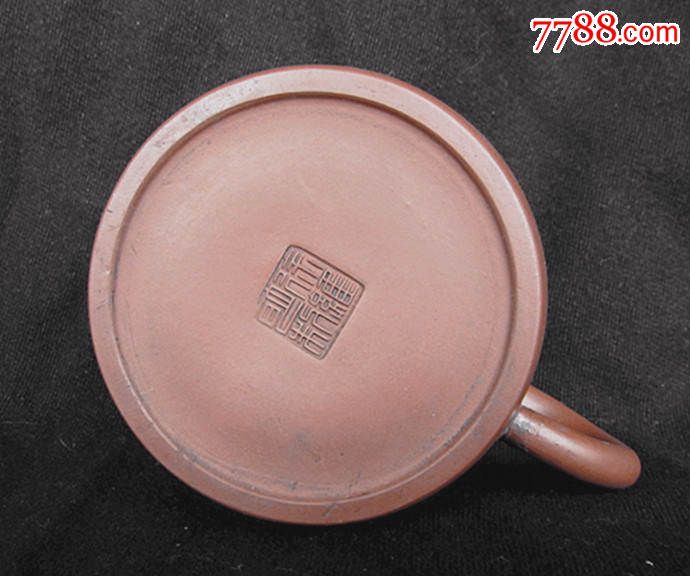 紫砂荼具徐维明手工制作雕花水乡风景图老紫砂壶真品