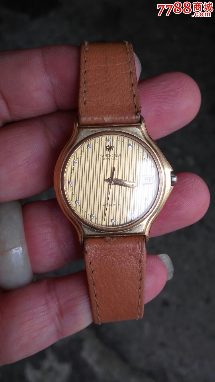 瑞士雷蒙威18k全包金28*2a2机芯超薄自动男表