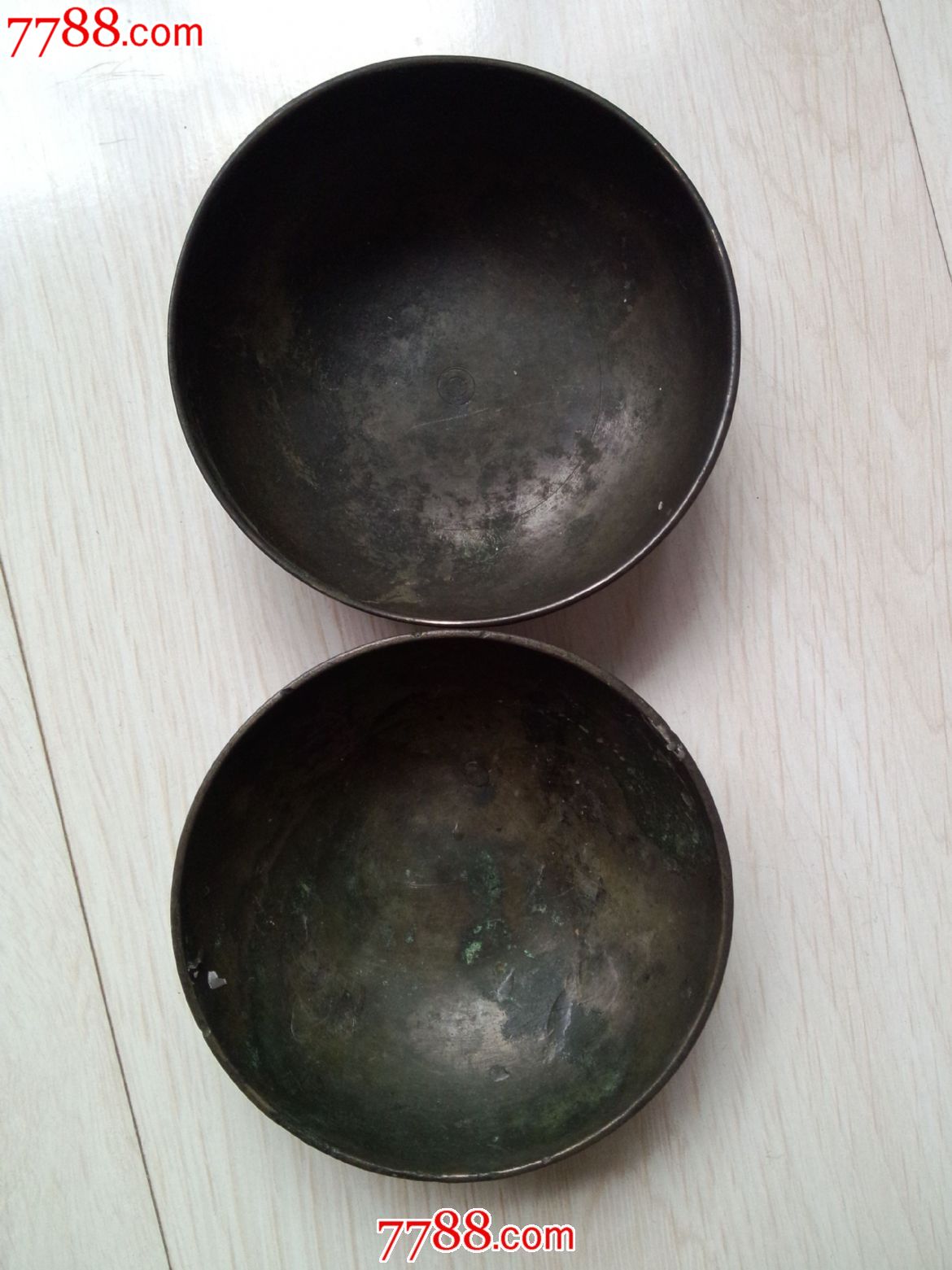 民国老铜碗两个同售