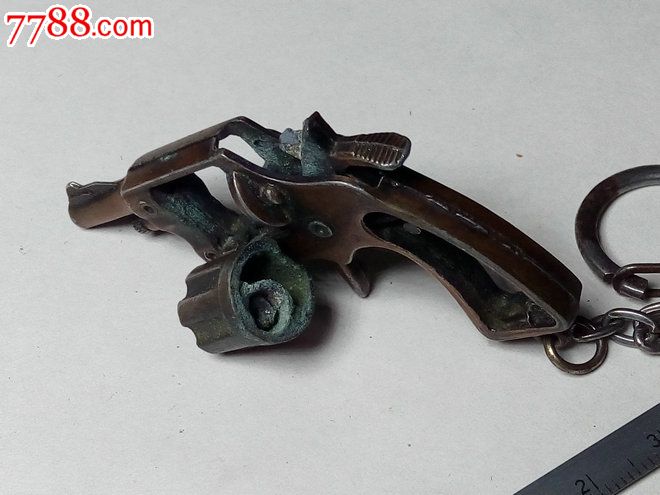 玩具手枪钥匙扣钥匙链砸炮枪玩具