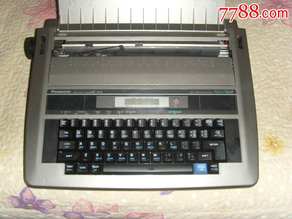 松下乐声KX-R530电动英文打字机_打字机_东