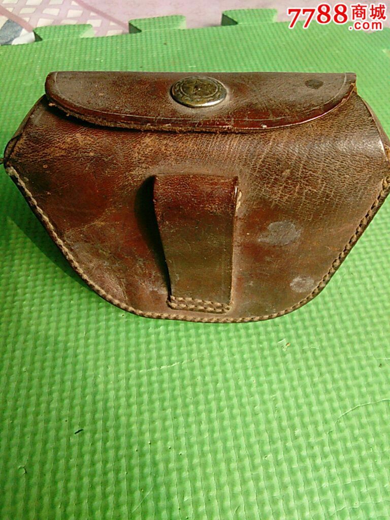 纯牛皮腰包