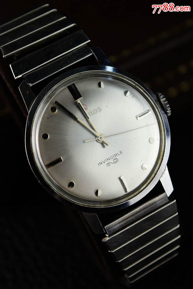 德国手表helbros腕表机械表男表17钻手动配原盒性价比经典推荐