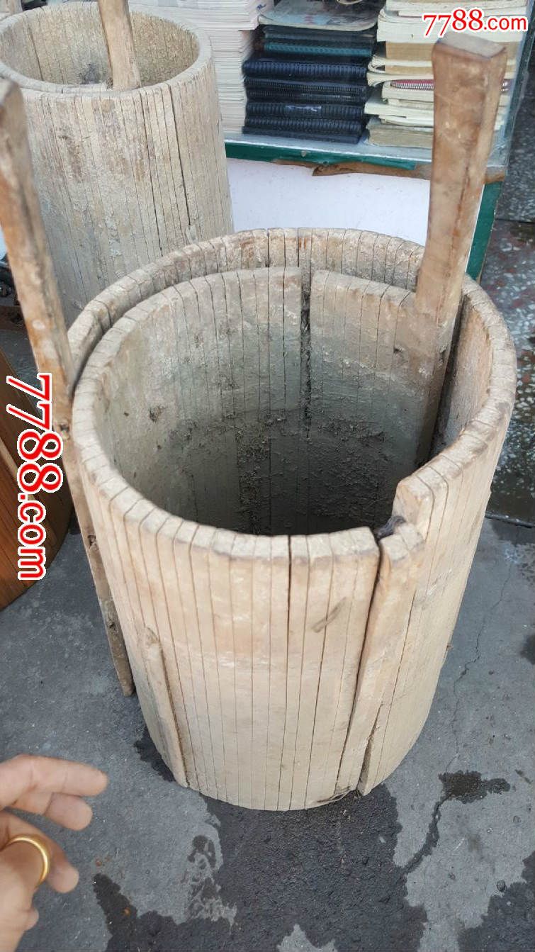 全网唯一五十年代云南木制做瓦片的模具顶级少见民俗收藏品未清洗