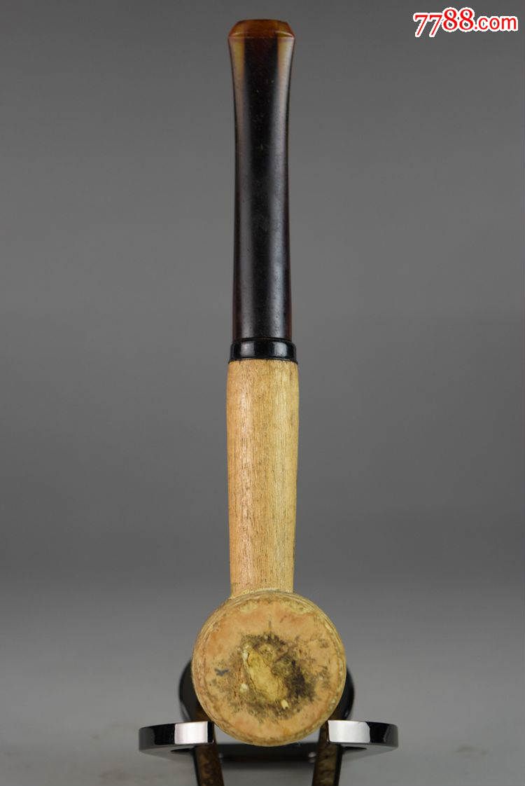 欧美古董收藏品美国烟具配件玉米芯烟斗麦克阿瑟直斗经典推荐