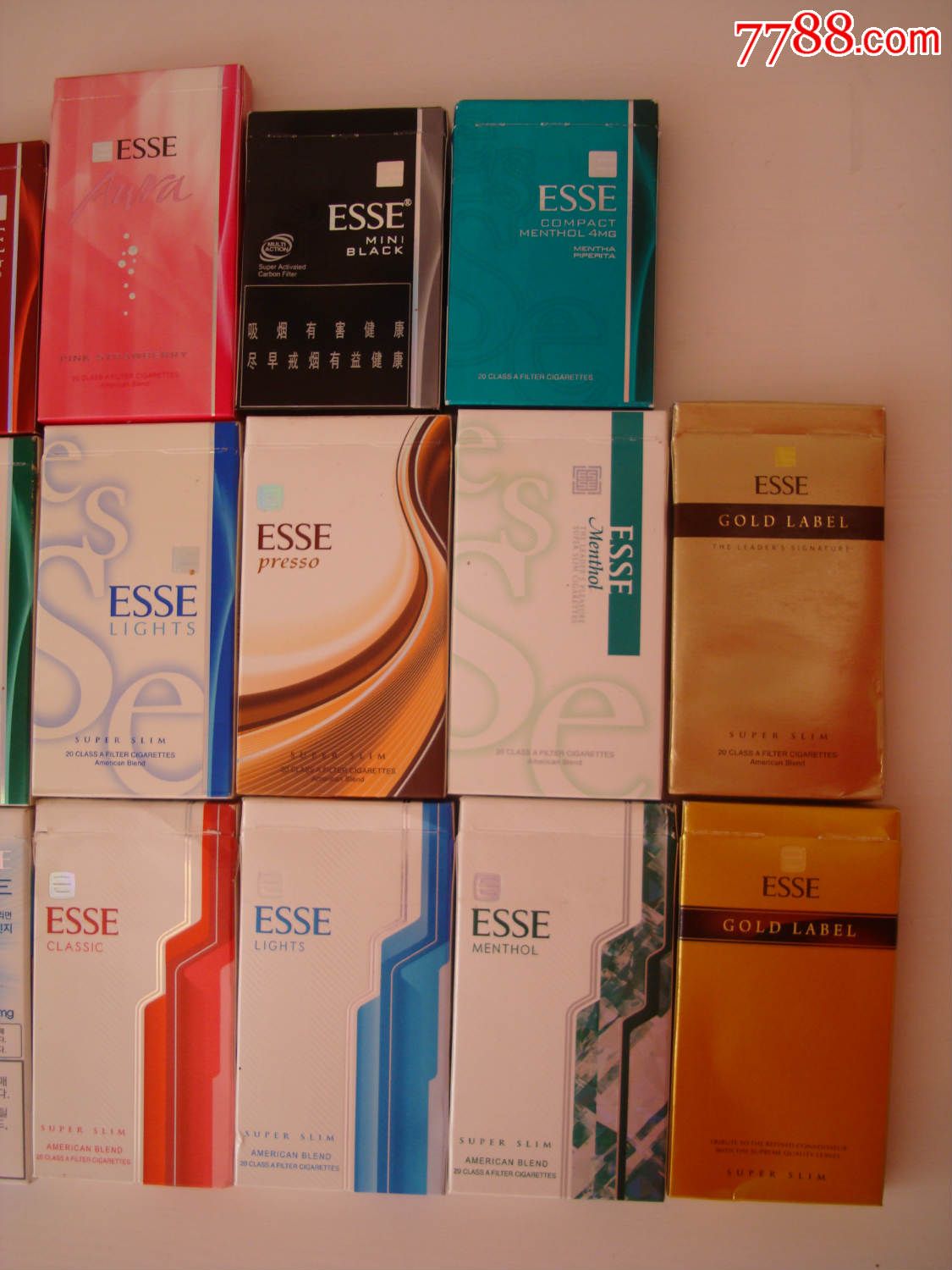 韩国烟标――esse爱喜【16种不同】