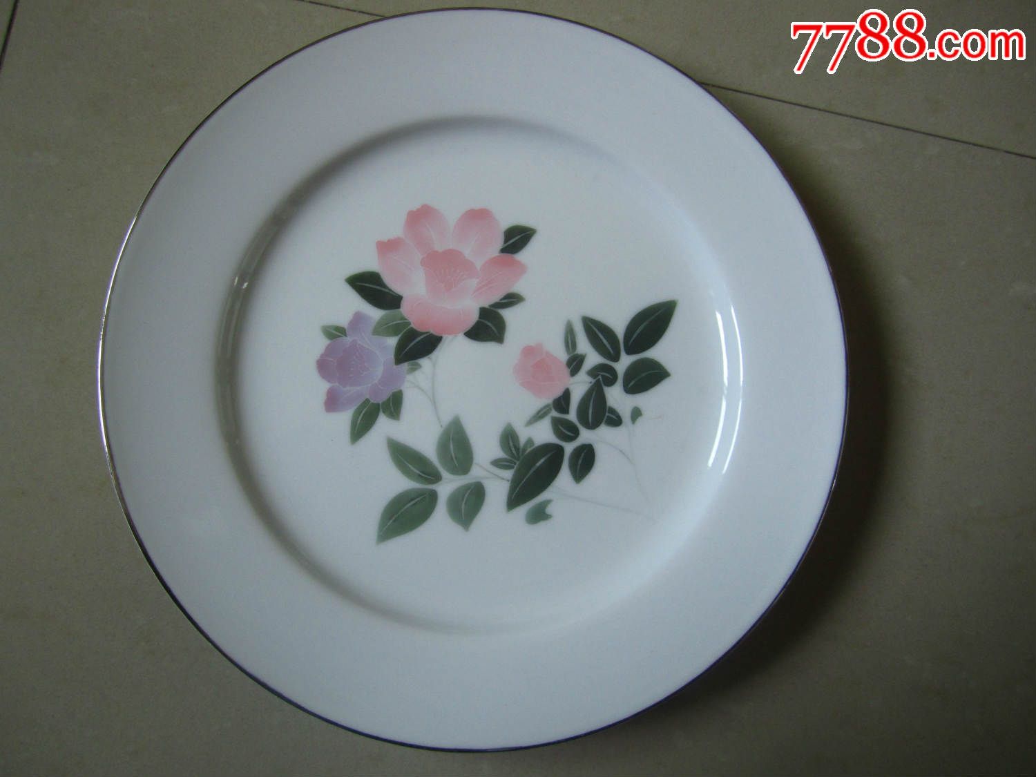 醴陵大盘子釉下彩---画面仅见