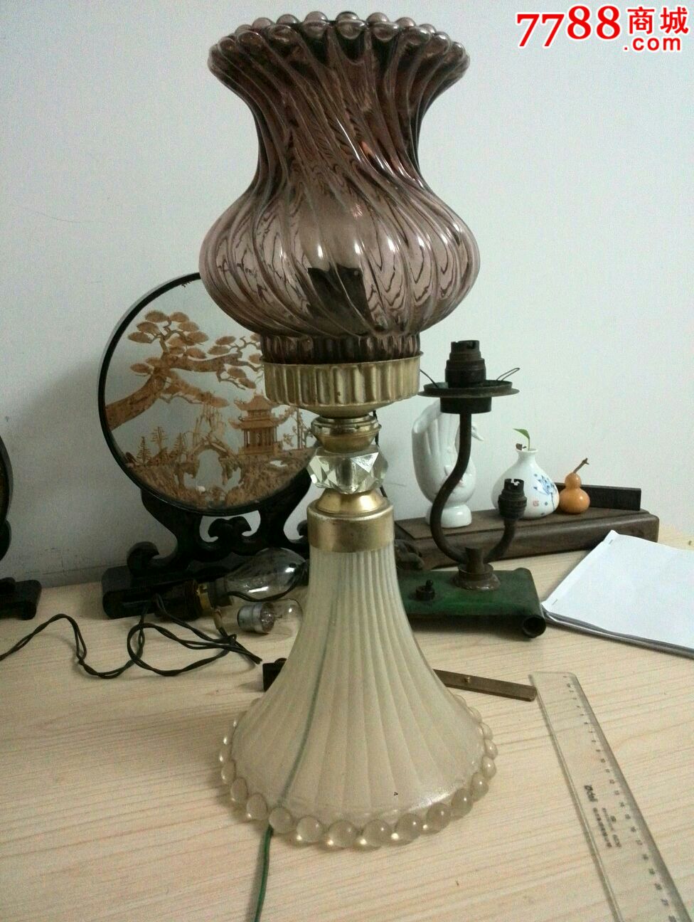 文革时期老台灯灯座