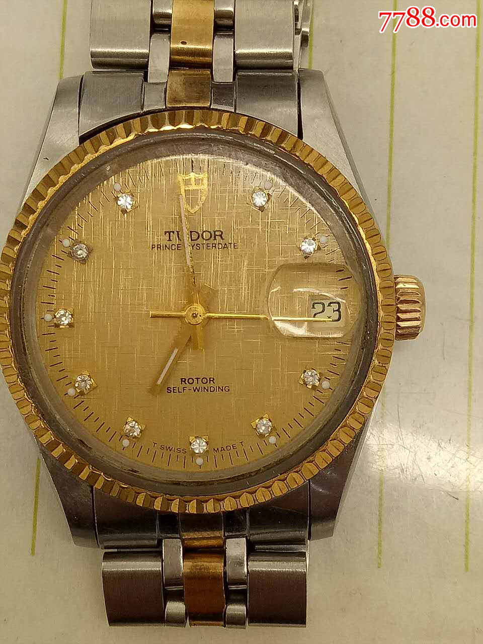 瑞士帝舵金手表