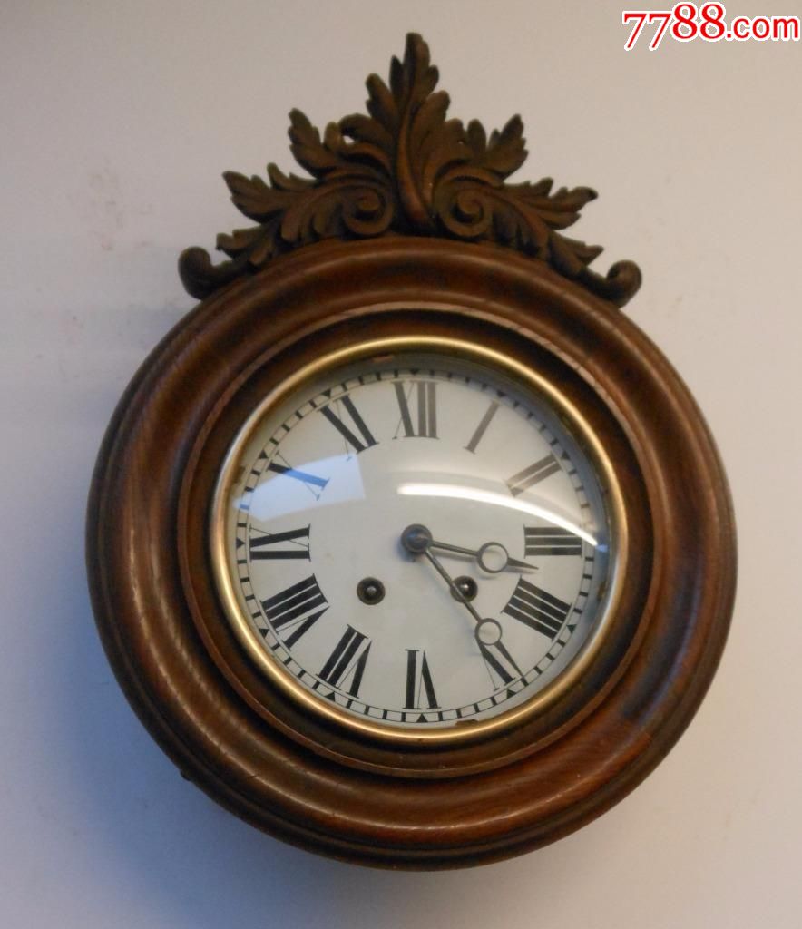 德国蓝瓷基尔希挂钟1880年