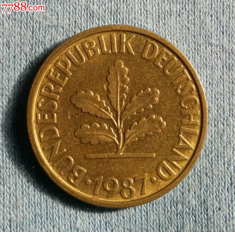 德国1987年10芬尼