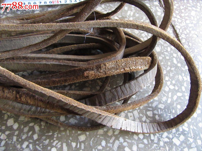 民国至解放初期云南民间农民用来捆东西的《皮条》一长根,十多米是有
