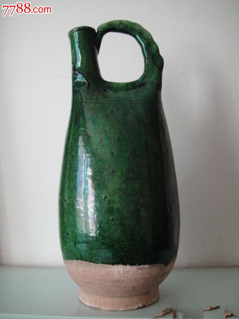 辽代绿釉执壶