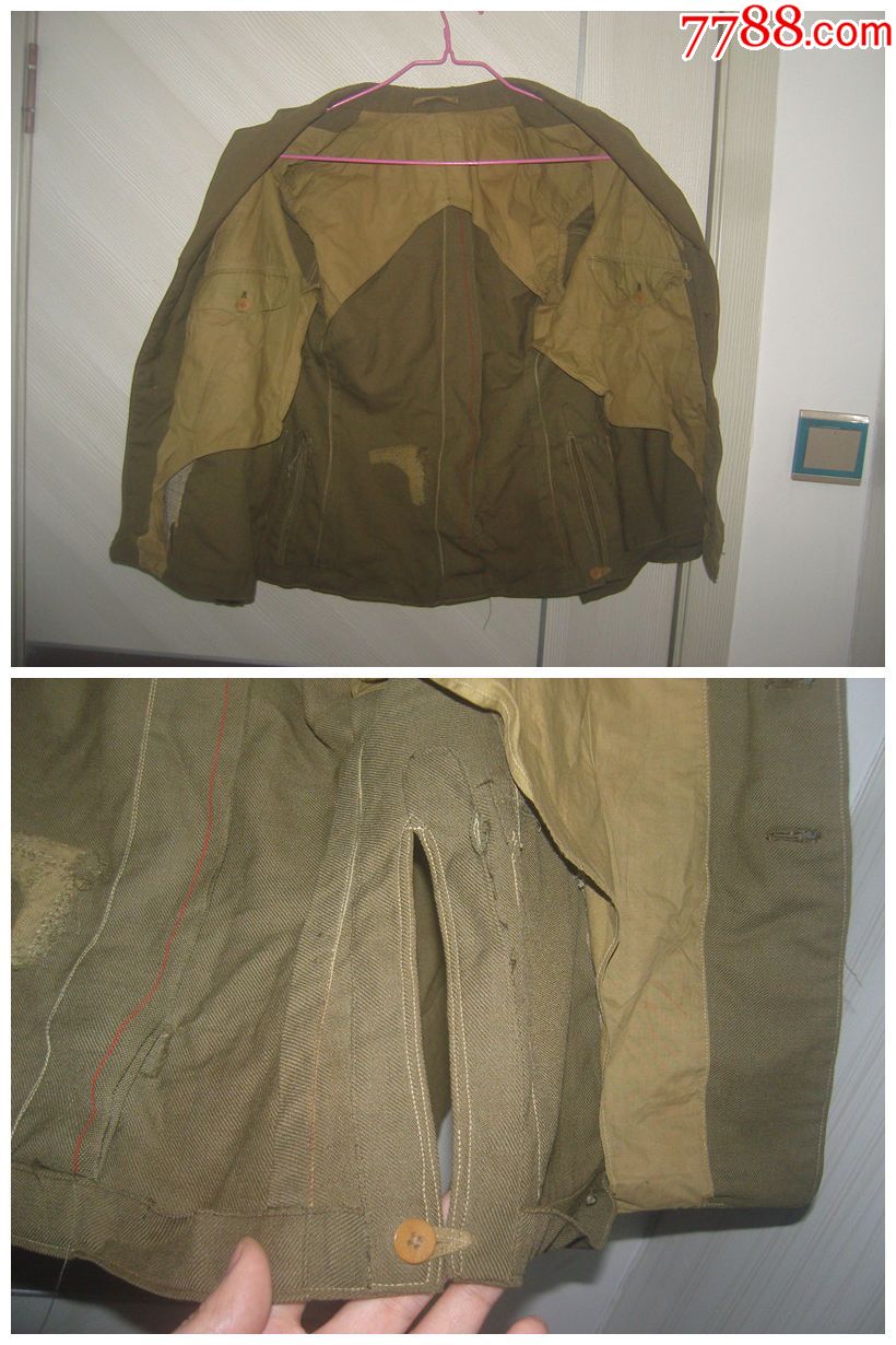 侵华亚热带驻屯军款式,哔叽半衬接袖/左刀位开叉,_旧军服_千尺叶军品
