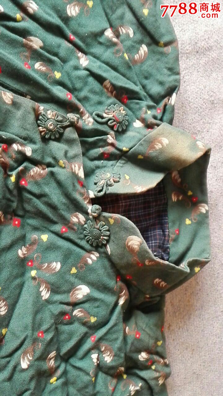大襟老衣服_旗装/马褂_文信收藏屋【7788收藏__中国收藏热线】